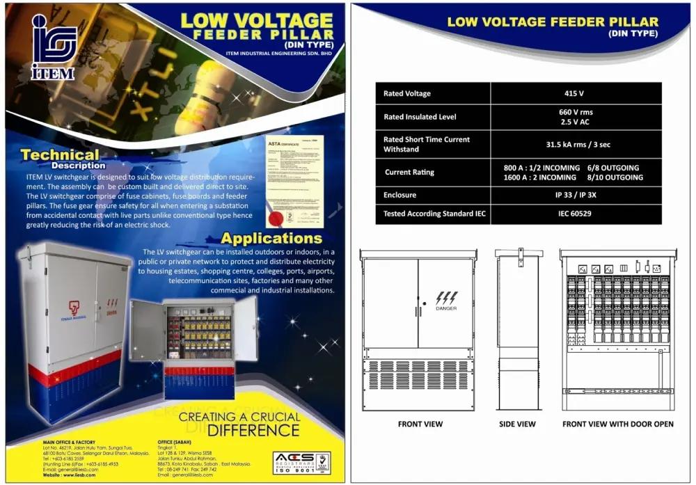 Low Voltage Feeder Pillar (Din Type)
